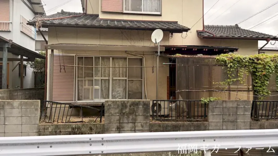 伐採後の庭